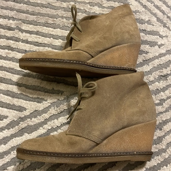 J. Crew Suede Wedge Booties - Picture 4 of 6